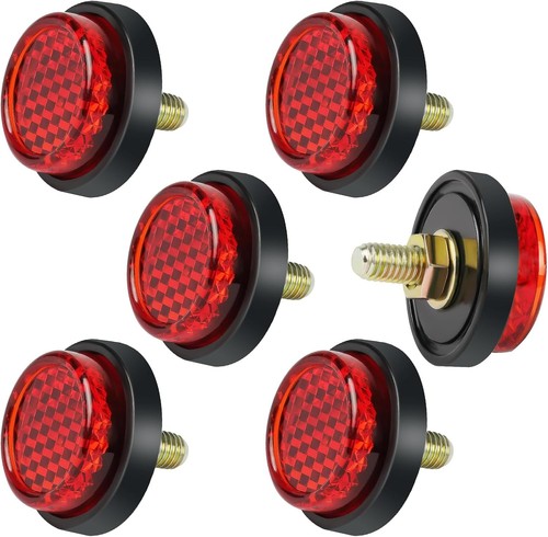 Reflektor rund 24mm rot - rund,