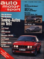 Zeitschrift Auto Motor und