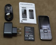 Swisstone SC 560 Handy Mobiltelefon 2,4" (6,1 cm) Farbdisplay Dual-Sim Schwarz