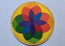 Grimm`s Grimms Legespiel Mandala Iris klein 43350 retired Puzzle Waldorf