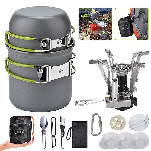 14tlg camping kochgeschirr set - 14tlg,