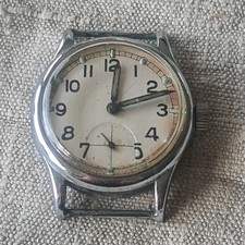   Militäruhr Dienstuhr WW2   Alpina 592  Armbanduhr, funktionstüchtig