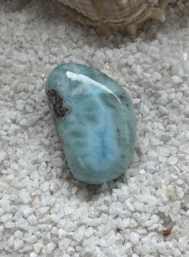 Larimar trommelstein echter - trommelstein,
