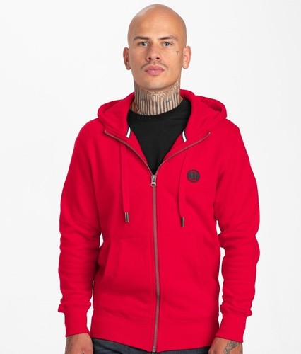 Pit bull unbuttoned hooded - bull,