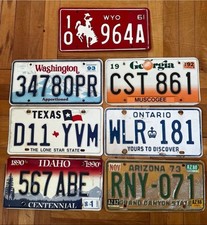 Nummernschilder USA US