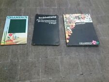 3 x Tafel alt Celamerck Werbung Vintage 70er 80er Jahre Kundenstopper