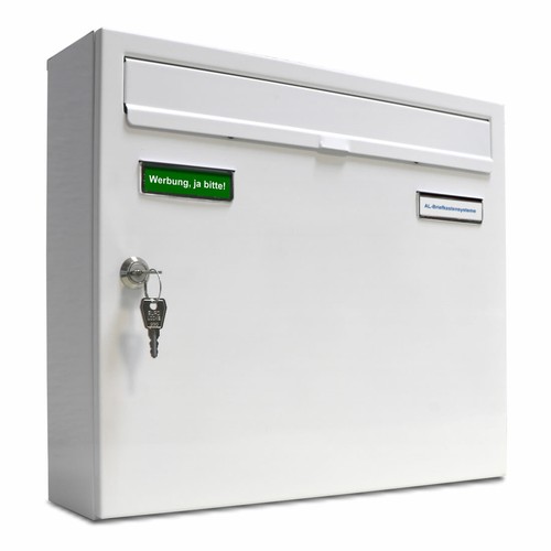 Basic 1er briefkasten ral 9016 - ral,