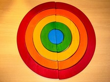 Grimm‘s Baukasten, Regenbogen, Waldorf, Montessouri, Holzbausteine, gebraucht