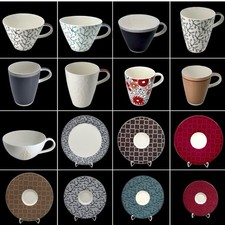 Villeroy Boch CAFFE CLUB FLORAL / UNI Teller Tasse Becher Untertasse AUSWAHL NEU