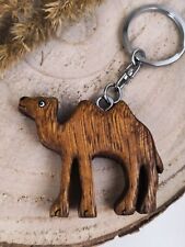 Kamel Schlüsselanhänger | Holz Kamel Anhänger | Wüstenreise Schmuck