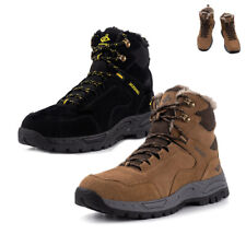 JACKSHIBO Wasserdicht Boots Stiefeletten Gefüttert Winterschuhe Herrenschuhe