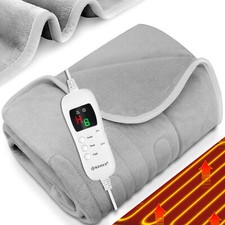 RETOURE Heizdecke elektrisch Wärmeunterbett XXL Wärmedecke 180 x 130 cm