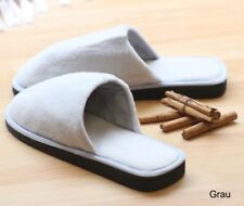 Zimtpantoffeln Zimtlatschen Zimthausschuhe Grau  37 - 46