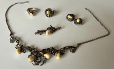 Antike Grandelschmuck Kollektion SILBER 835 / 925  Jagdschmuck - Halskette etc.