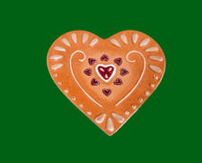 Lebkuchenherz Teller Ginger