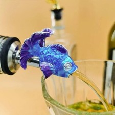 Flaschen Ausgießer Zink Dosierer Ausschenker Schnapsausgießer Fischkopf