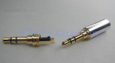 2pcs   Gold Plated 3.5mm Male