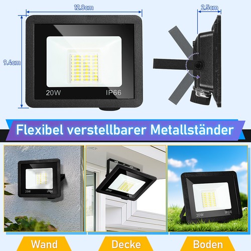 100w led fluter licht - 10-100w,