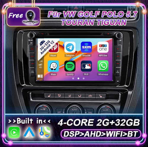 Android16 autoradio vw golf - 8",