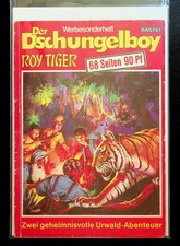 Roy Tiger, Bastei-Doppelband - Heft Nr. 50, 49 in Z2, Werbesonderheft, 2te