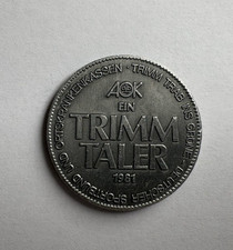 Medaille Trimm Taler 1981 AOK