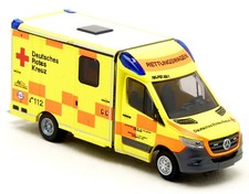 Rietze 76142 MB Mercedes Benz Sprinter 18 RTW DRK Pirna KTW Modell 1:87 H0