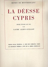 Montherlant die Göttin von