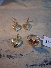 Herz Schmuckset 925 Silber mit