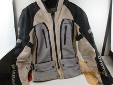 Motorrad Jacke Pharao Gr M 48 / 50 Schwarz  Grau ( EP 4034 )