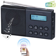 VR-Radio Digitales DAB+/FM-Taschenradio mit Bluetooth 5, Wecker, Display, RDS