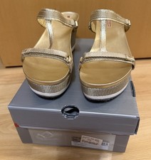 Prada Sandalette Sandale Pantolette Gr. 41 Gold