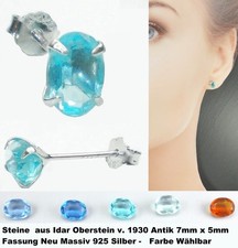 Ohrstecker Feueropal 7 x 5mm