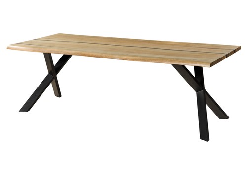 Baumkantentisch mango 180x90 - baumkantentisch,