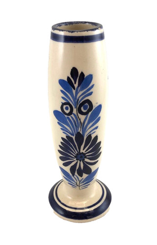 Vase weiß und blau - , bretonisch