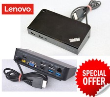 LENOVO PORT REPLICATOR DOCKING STATION THINKPAD ONELINK 40A4 DU9047S1 DOC26