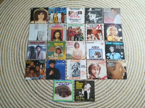 Schallplatten set singles - set,