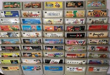 Super Famicom Spiele Lot x50