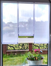 Scheibengardine Weiß Voile