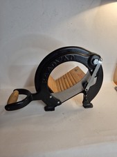 Raadvad Brotschneider, vintage, Deko, schwarz, Brotschneidemaschine, Dänemark 