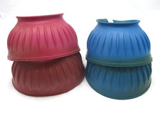 Hufglocken Gummi blau rosa Gr