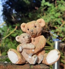 Gilde Teddy Teddybär Bär Mamabär mit Kind im Arm, gebraucht, Nr. 3