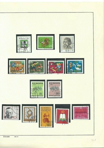 Schaubek briefmarken - 4x,
