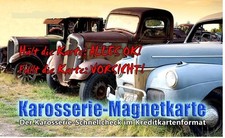 Karosserie Magnetkarte, Magnet, Unfall, Checker, Spachtel Lack Prüfer,Check Grip