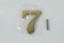 Hausnummer 7 Messing Zahlen