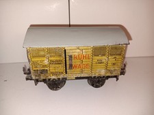 BING  Spur 0 ,   Eisenbahn Wagen   Kühlwagen  Gussräder