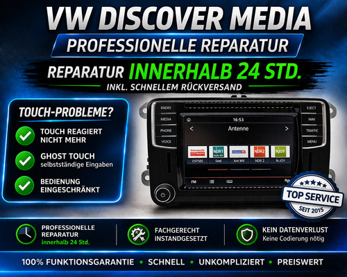 Discover media touchscreen - vw,