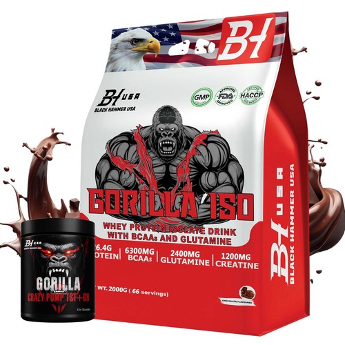 Gorilla iso 2kg whey isolate - gorilla,