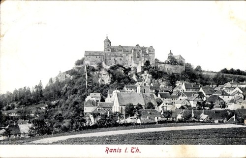 Ranis thüringen - ak,