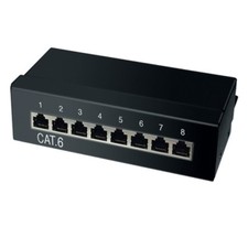 8fach 8x RJ45 Cat6 Verteiler
