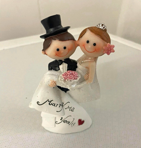 Tortenfigur brautpaar hochzeit - tortenfigur,